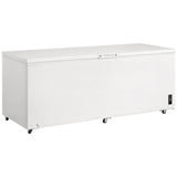 Frigidaire FFCL2542AW Chest Freezer, 84 inch Width, 24.8 cu. ft. Capacity, Manual, Interior Light (Freezer), White colour