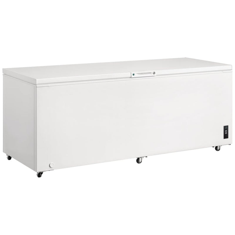 Frigidaire FFCL2542AW Chest Freezer, 84 inch Width, 24.8 cu. ft. Capacity, Manual, Interior Light (Freezer), White colour
