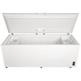 Frigidaire FFCL2542AW Chest Freezer, 84 inch Width, 24.8 cu. ft. Capacity, Manual, Interior Light (Freezer), White colour