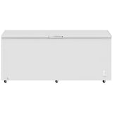 Frigidaire FFCL2562AW Chest Freezer, 80 inch Width, 25 cu. ft. Capacity, Manual, ENERGY STAR Certified, Interior Light (Freezer), Convertible Fridge/Freezer, White colour