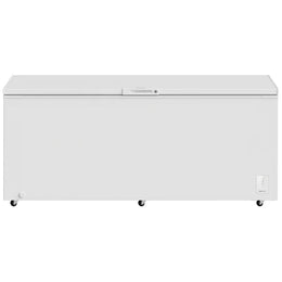 Frigidaire FFCL2562AW Chest Freezer, 80 inch Width, 25 cu. ft. Capacity, Manual, ENERGY STAR Certified, Interior Light (Freezer), Convertible Fridge/Freezer, White colour