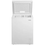Frigidaire FFCS0562AW Chest Freezer, 24 inch Width, 5.1 cu. ft. Capacity, Manual, Interior Light (Freezer), Convertible Fridge/Freezer, White colour