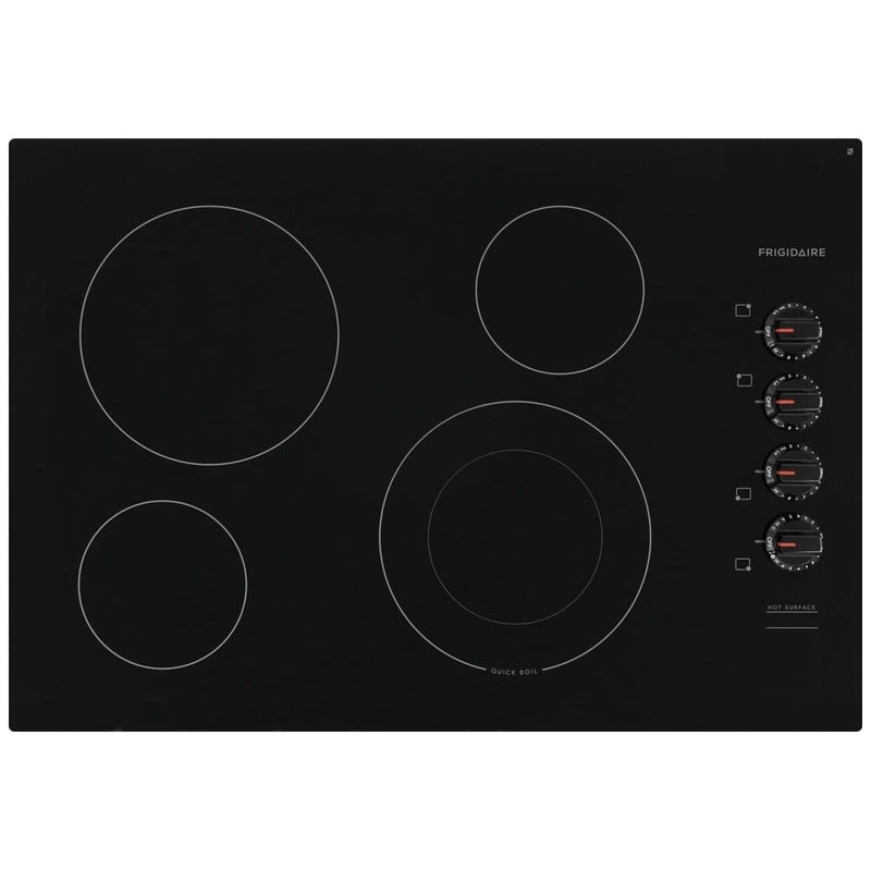 Frigidaire FFEC3025UB Electric Cooktop, 30 inch Exterior Width, 3,000 W Highest Element, Black colour