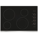 Frigidaire FFEC3025US Electric Cooktop, 30 inch Exterior Width, 4 Burners, 3,000 W Highest Element, Black colour