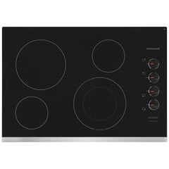Frigidaire FFEC3025US Electric Cooktop, 30 inch Exterior Width, 4 Burners, 3,000 W Highest Element, Black colour