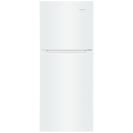 Frigidaire FFET1022UW Top Freezer Refrigerator, 24 inch Width, 10.1 cu. ft. Capacity, ENERGY STAR Certified, White colour