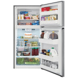 Frigidaire FFHT1425VV Top Freezer Refrigerator, 28 inch Width, 13.9 cu. ft. Capacity, Optional Ice Maker (Special Order), ENERGY STAR Certified, Stainless Steel colour