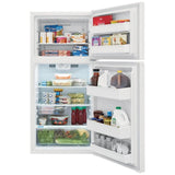 Frigidaire FFHT1425VW Top Freezer Refrigerator, 28 inch Width, 13.9 cu. ft. Capacity, Optional Ice Maker (Special Order), ENERGY STAR Certified, White colour