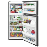 Frigidaire FFHT1822UV Top Freezer Refrigerator, 28 inch Width, 17.6 cu. ft. Capacity, Optional Ice Maker (Special Order), ENERGY STAR Certified, Stainless Steel colour