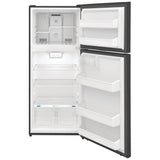 Frigidaire FFHT1822UV Top Freezer Refrigerator, 28 inch Width, 17.6 cu. ft. Capacity, Optional Ice Maker (Special Order), ENERGY STAR Certified, Stainless Steel colour