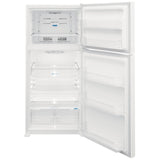 Frigidaire FFTR2045VW Top Freezer Refrigerator, 30 inch Width, 19.6 cu. ft. Capacity, White colour