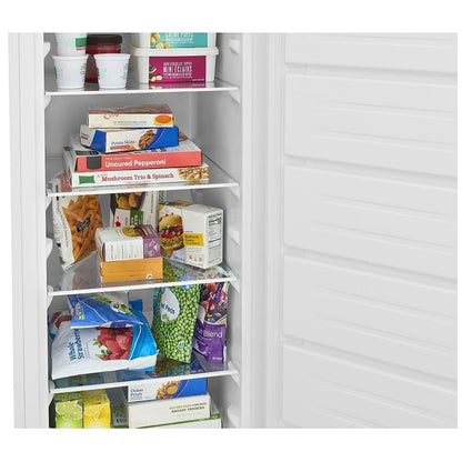 Frigidaire FFUE0725AW Upright Freezer, 7 cu. ft. Capacity, Manual, Reversible Door, White colour