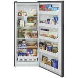 Frigidaire FFUE1326AV Upright Freezer, 28 inch Width, 13 cu. ft. Capacity, Frost Free, Interior Light (Freezer), Convertible Fridge/Freezer, Stainless Steel Look colour