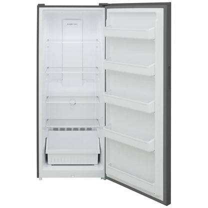 Frigidaire FFUE1326AV Upright Freezer, 28 inch Width, 13 cu. ft. Capacity, Convertible Fridge/Freezer, Stainless Steel Look colour, Even Temp™ Cooling