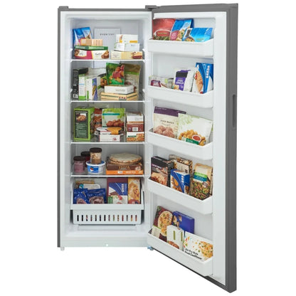 Frigidaire FFUE1626AV All Refrigerator, 28 inch Width, 16 cu. ft. Capacity, ENERGY STAR Certified, Stainless Steel Look colour, Even Temp™ Cooling