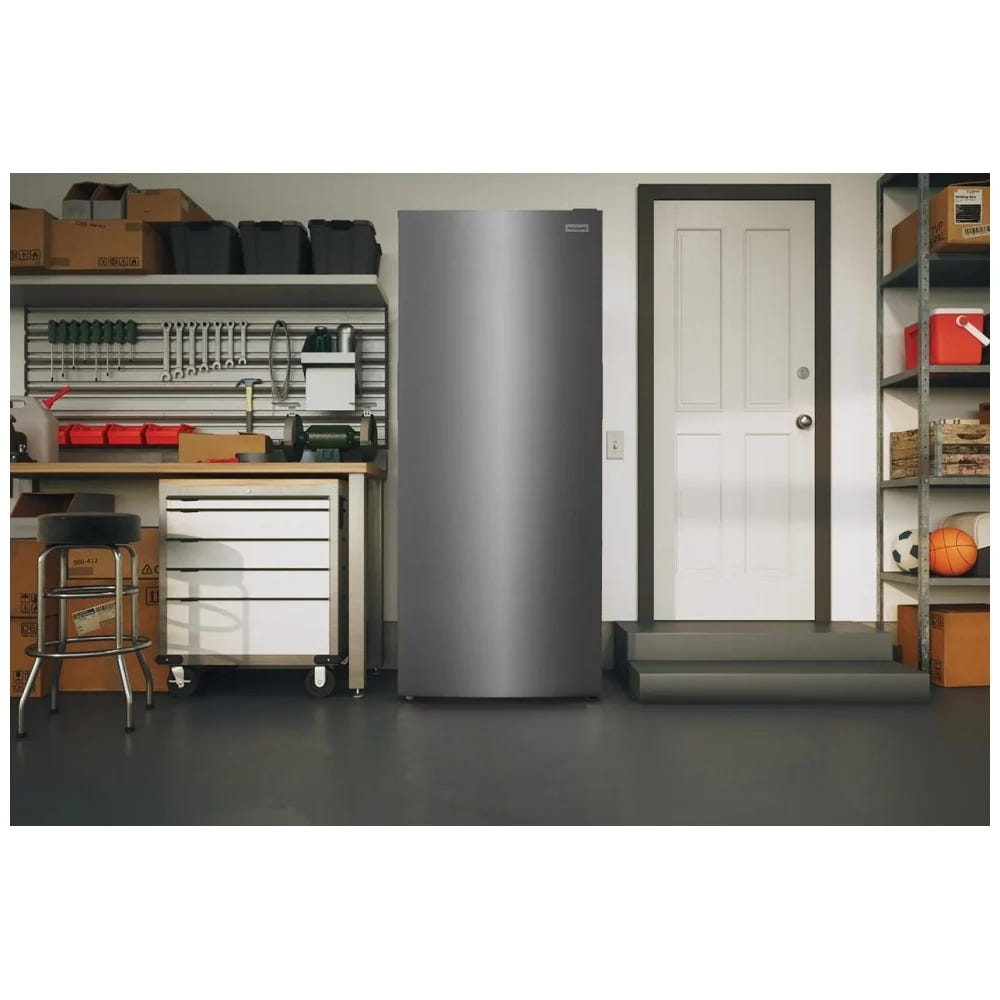 Frigidaire FFUE1626AV All Refrigerator, 28 inch Width, 16 cu. ft. Capacity, ENERGY STAR Certified, Stainless Steel Look colour, Even Temp™ Cooling