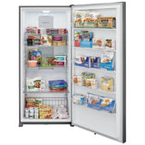 Frigidaire FFUE2024AN Upright Freezer, 33 inch Width, 20 cu. ft. Capacity, Automatic, ENERGY STAR Certified, Reversible Door, Interior Light (Freezer), Carbon colour