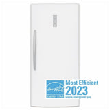 Frigidaire FFUE2024AW Upright Freezer, 33 inch Width, 20 cu. ft. Capacity, Automatic, ENERGY STAR Certified, Reversible Door, Interior Light (Freezer), White colour