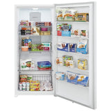 Frigidaire FFUE2024AW Upright Freezer, 33 inch Width, 20 cu. ft. Capacity, Automatic, ENERGY STAR Certified, Reversible Door, Interior Light (Freezer), White colour