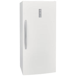 Frigidaire FFUE2024AW Upright Freezer, 33 inch Width, 20 cu. ft. Capacity, Automatic, ENERGY STAR Certified, Reversible Door, Interior Light (Freezer), White colour