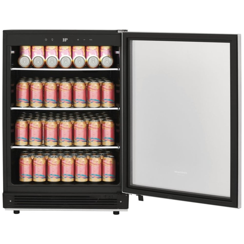 Frigidaire Gallery 5.3 Cu. Ft. Built-In Beverage Center Under Counter Refrigeration FGBC5334VS