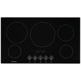 Frigidaire Gallery FGEC3648UB Electric Cooktop, 36 inch Exterior Width, Electric, 5 Burners, Black colour