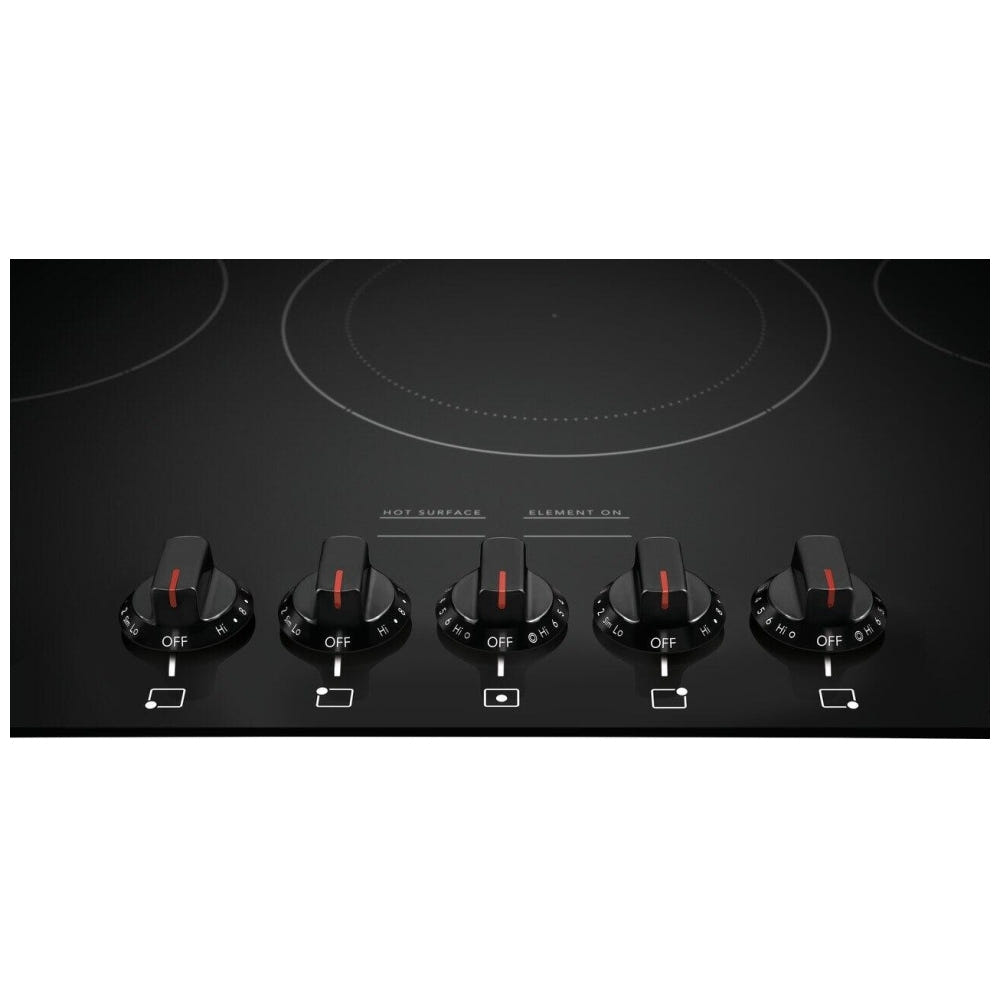 Frigidaire Gallery FGEC3648UB Electric Cooktop, 36 inch Exterior Width, Electric, 5 Burners, Black colour