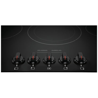 Frigidaire Gallery FGEC3648UB Electric Cooktop, 36 inch Exterior Width, Electric, 5 Burners, Black colour