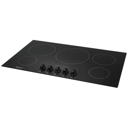 Frigidaire Gallery FGEC3648UB Electric Cooktop, 36 inch Exterior Width, Electric, 5 Burners, Black colour