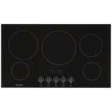Frigidaire Gallery FGEC3648UB Electric Cooktop, 36 inch Exterior Width, Electric, 5 Burners, Black colour