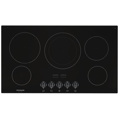 Frigidaire Gallery FGEC3648UB Electric Cooktop, 36 inch Exterior Width, Electric, 5 Burners, Black colour