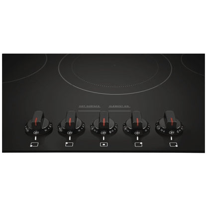 Frigidaire Gallery FGEC3648UB Electric Cooktop, 36 inch Exterior Width, Electric, 5 Burners, Black colour
