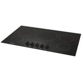 Frigidaire Gallery FGEC3648UB Electric Cooktop, 36 inch Exterior Width, Electric, 5 Burners, Black colour