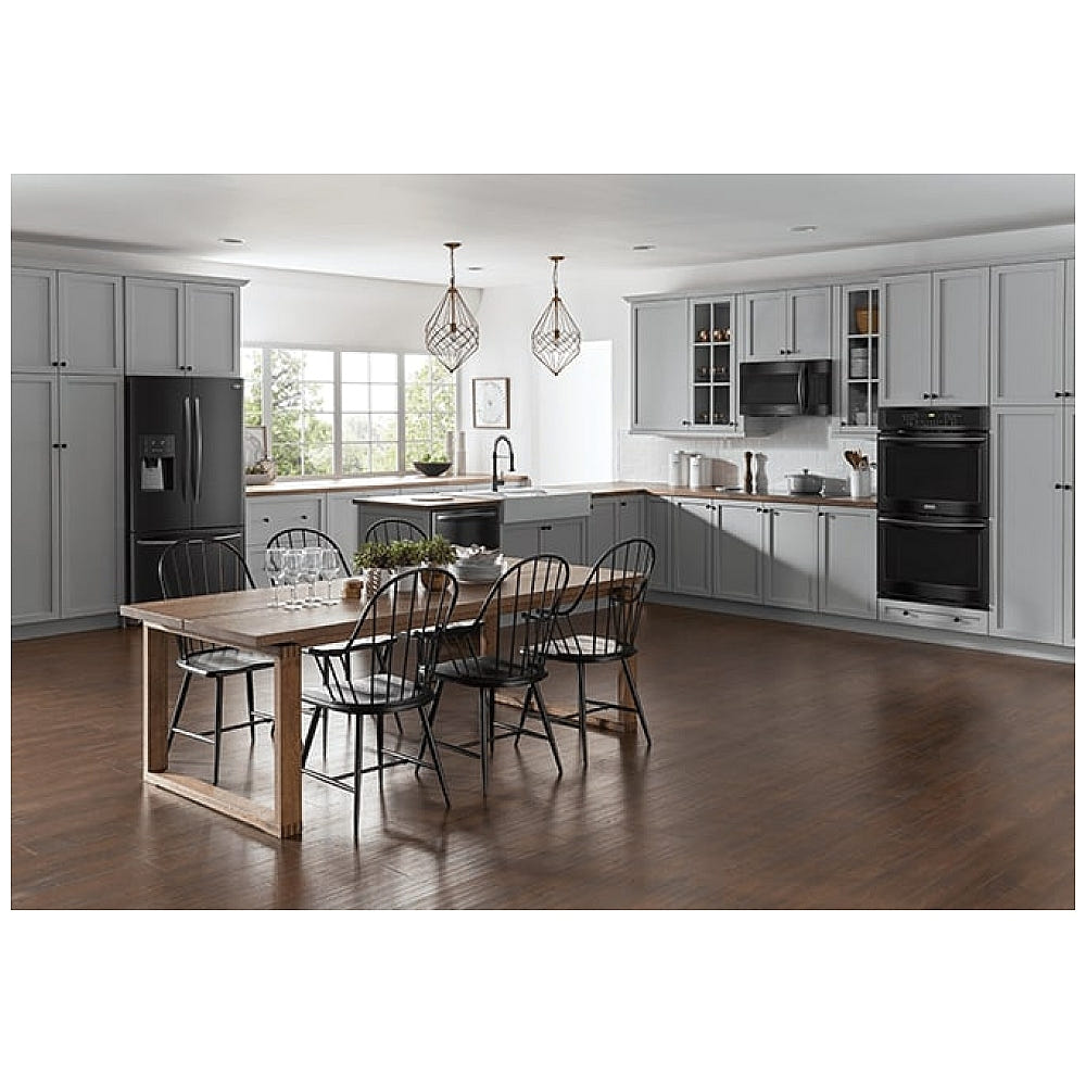 Frigidaire Gallery FGET3065PD Double Wall Oven, 30 inch Exterior Width, Both Ovens Convection, Both Ovens Self Clean, 9.2 cu. ft. Capacity, Temperature Probe, Black Stainless Steel colour