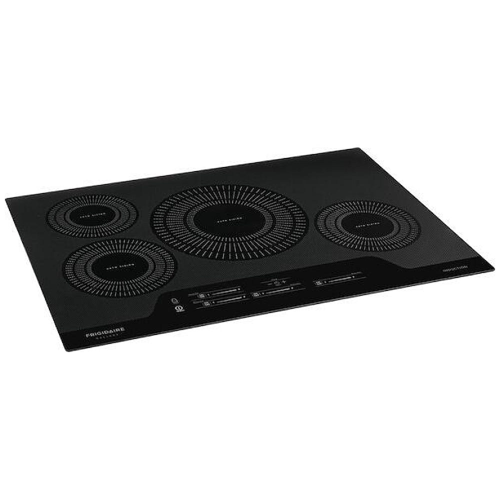 Frigidaire Gallery FGIC3066TB Induction Cooktop, 30 inch Exterior Width, 4 Burners, 3,800 Watts Highest Burner Element, Black colour