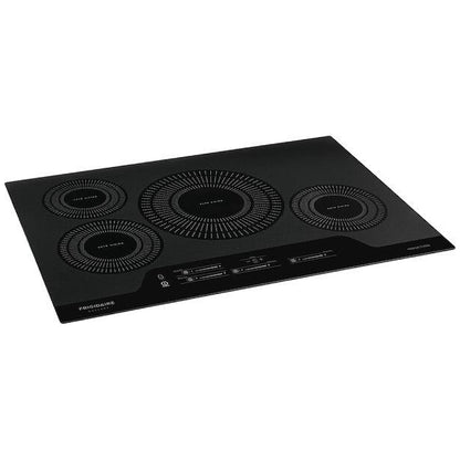 Frigidaire Gallery FGIC3066TB Induction Cooktop, 30 inch Exterior Width, 4 Burners, 3,800 Watts Highest Burner Element, Black colour