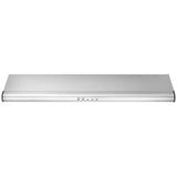 Frigidaire FHWC3040MS Range Hood, 30 inch Exterior Width, Under-Cabinet, Under-Cabinet, 300 CFM, Accepts Both, Halogen , Dishwasher Safe Filters, 3, Stainless Steel colour
