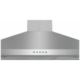 Frigidaire FHWC3675LS Range Hood, 36 inch Exterior Width, Charcoal Filters, 350 CFM, LED, Charcoal Filters, Stainless Steel colour
