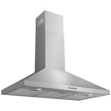 Frigidaire FHWC3675LS Range Hood, 36 inch Exterior Width, Charcoal Filters, 350 CFM, LED, Charcoal Filters, Stainless Steel colour