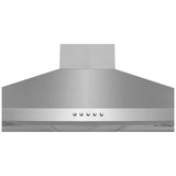 Frigidaire FHWC3675LS Range Hood, 36 inch Exterior Width, Charcoal Filters, 350 CFM, LED, Charcoal Filters, Stainless Steel colour