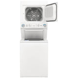 Frigidaire FLCE752CAW Laundry Center, Contains Agitator, White colour
Washer: 4.5 cu. ft. Capacity, 27 inch Width, 10 Wash Cycles, 850 RPM Spin Speed
Dryer: 5.6 cu. ft. Capacity, Electric