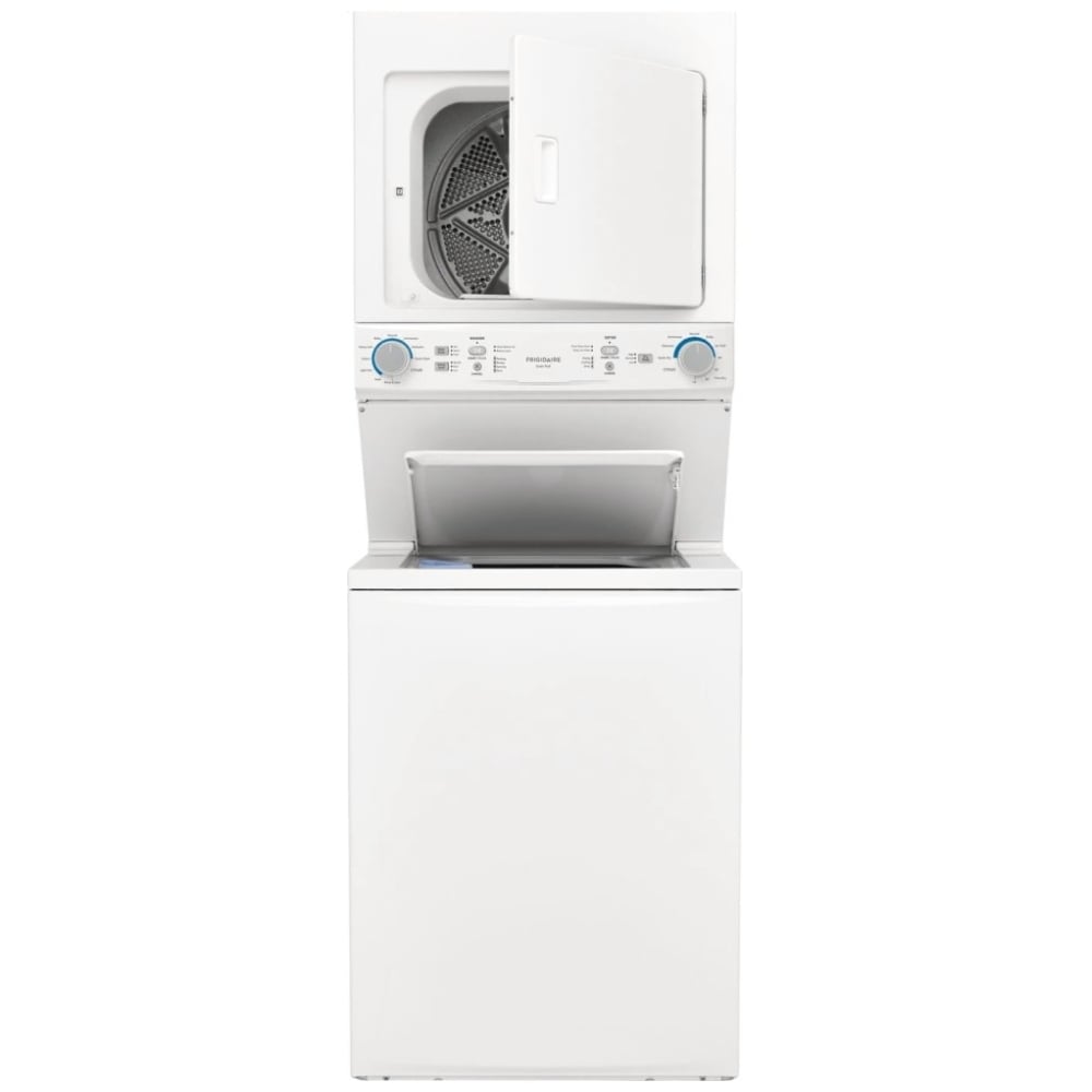 Frigidaire Electric Washer/Dryer Laundry Center - 4.5 Cu. Ft I.E.C. Washer and 5.5 Cu. Ft. Dryer FLCE752CAW