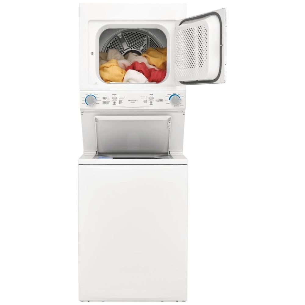 Frigidaire Electric Washer/Dryer Laundry Center - 4.5 Cu. Ft I.E.C. Washer and 5.5 Cu. Ft. Dryer FLCE752CAW