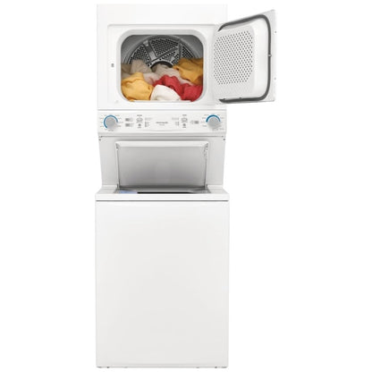 Frigidaire Electric Washer/Dryer Laundry Center - 4.5 Cu. Ft I.E.C. Washer and 5.5 Cu. Ft. Dryer FLCE752CAW