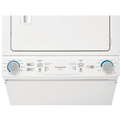 Frigidaire Electric Washer/Dryer Laundry Center - 4.5 Cu. Ft I.E.C. Washer and 5.5 Cu. Ft. Dryer FLCE752CAW