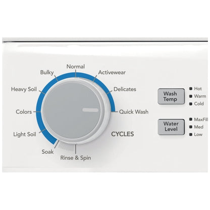 Frigidaire Electric Washer/Dryer Laundry Center - 4.5 Cu. Ft I.E.C. Washer and 5.5 Cu. Ft. Dryer FLCE752CAW