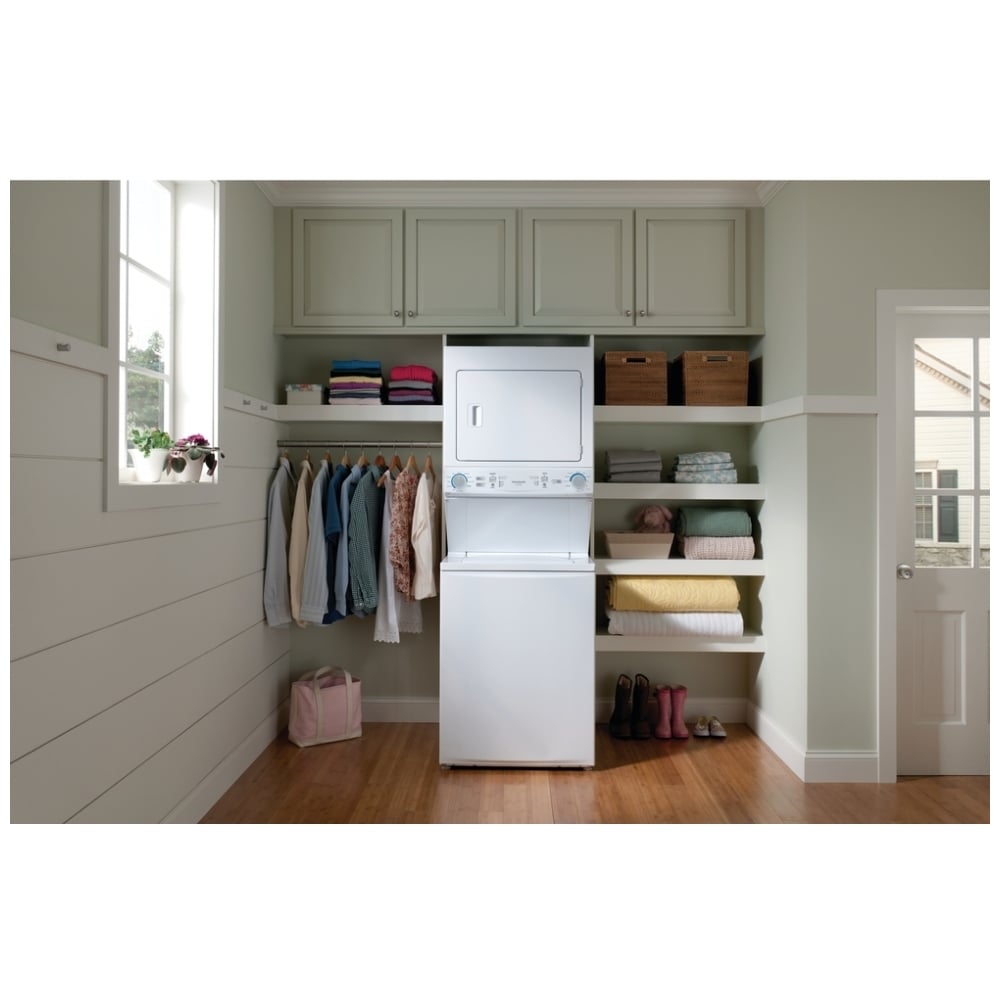 Frigidaire Electric Washer/Dryer Laundry Center - 4.5 Cu. Ft I.E.C. Washer and 5.5 Cu. Ft. Dryer FLCE752CAW