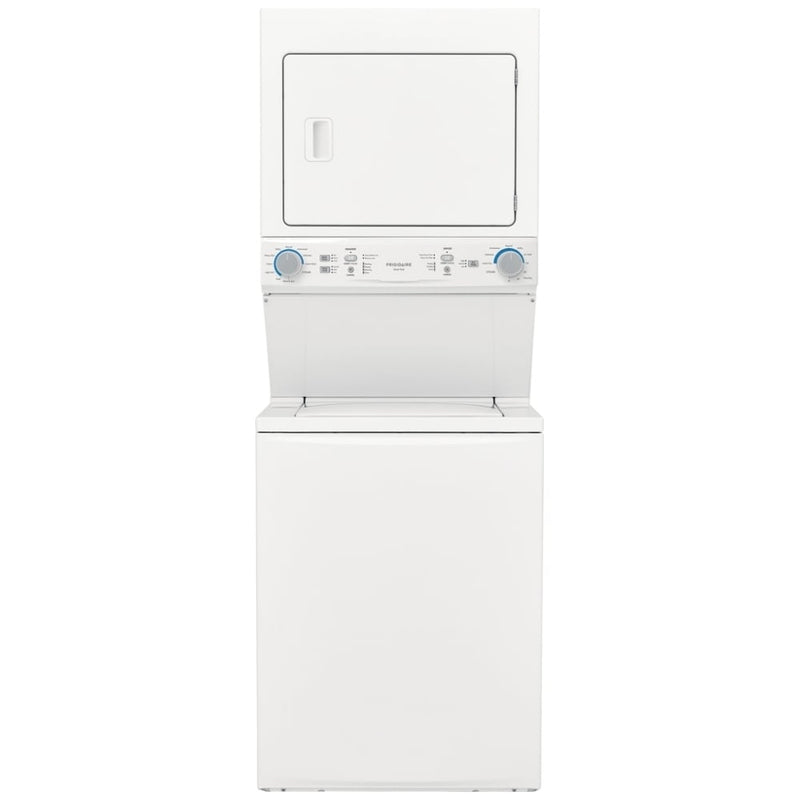 Frigidaire FLCE752CAW Laundry Center, Contains Agitator, White colour
Washer: 4.5 cu. ft. Capacity, 27 inch Width, 10 Wash Cycles, 850 RPM Spin Speed
Dryer: 5.6 cu. ft. Capacity, Electric