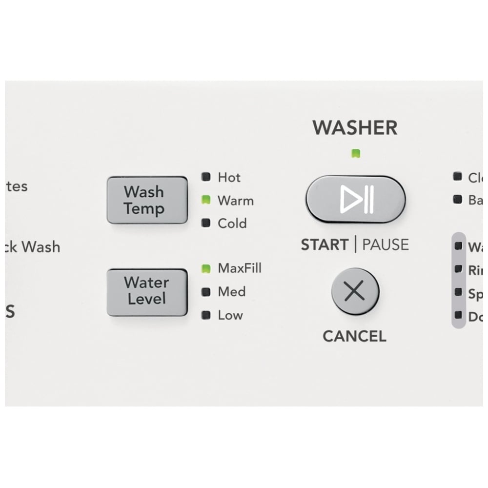 Frigidaire Electric Washer/Dryer Laundry Center - 4.5 Cu. Ft I.E.C. Washer and 5.5 Cu. Ft. Dryer FLCE752CAW