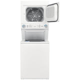 Frigidaire FLCE752CAW Laundry Center, Contains Agitator, White colour
Washer: 4.5 cu. ft. Capacity, 27 inch Width, 10 Wash Cycles, 850 RPM Spin Speed
Dryer: 5.6 cu. ft. Capacity, Electric